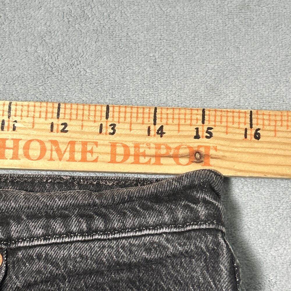 Y2K 2000s Levis Premium Loose Baggy Jeans Womena 30x28 Black Relaxed Ribcage VTG - Picture 11 of 14